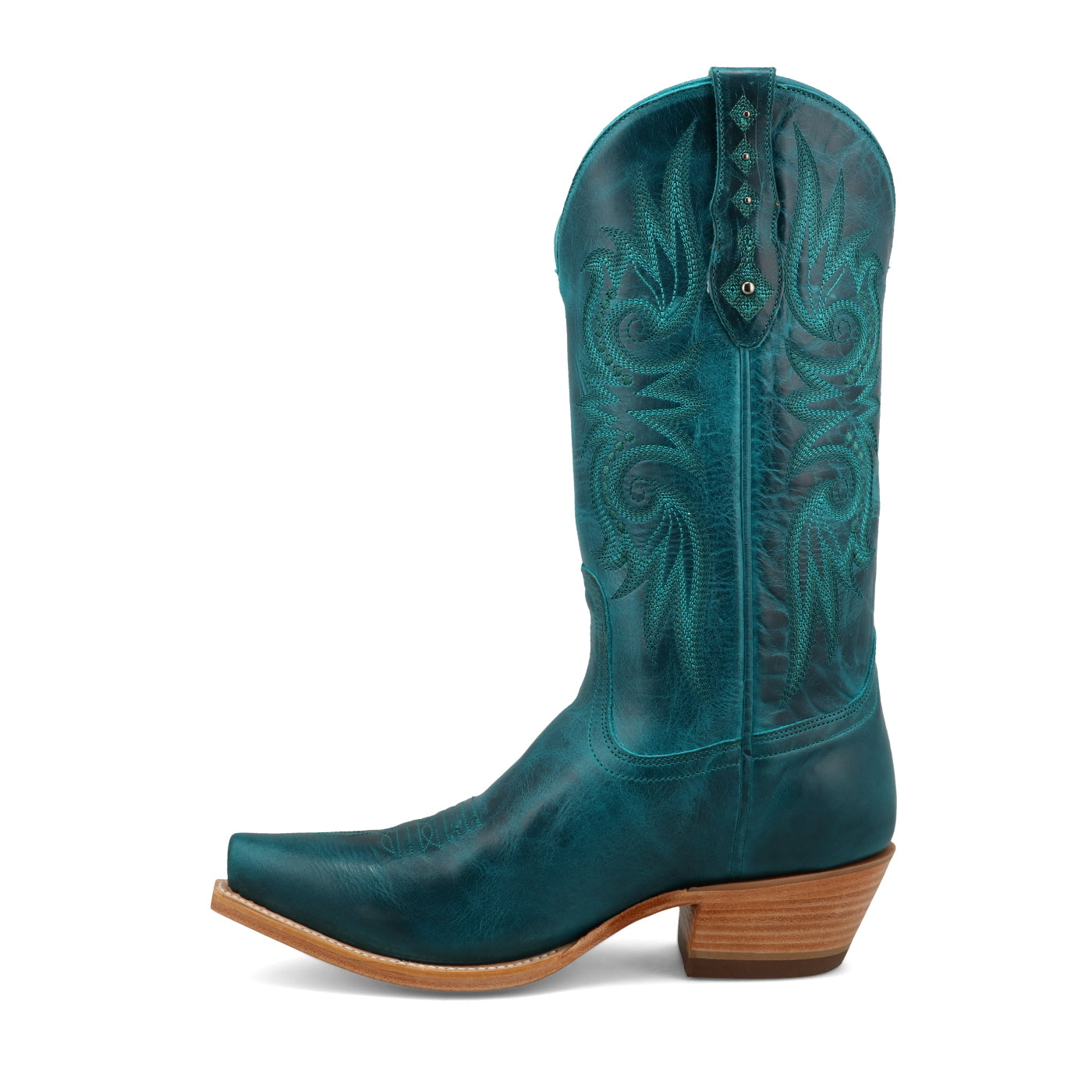 Black Star Western Boots Womens Paradise Snip Toe Laguna Blue