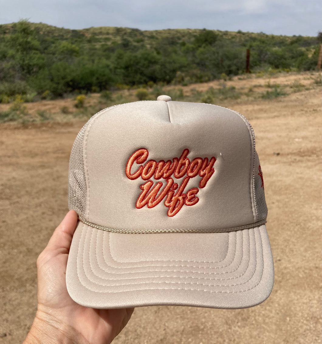 Cowboy wife cap
