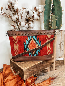 The Kolby Saddle Blanket Purse - Red